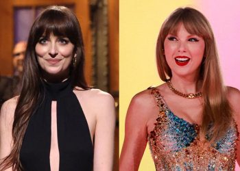 Dakota Johnson praise Taylor Swift on SNL