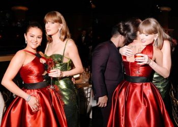 Taylor Swift, Selena Gomez reunite at Golden Globe Awards 2024